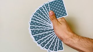 One Handed Card Fan Tutorial [upl. by Fuchs770]