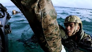 Swim Qual at Recruit Training Combat Water Survival — US Marine Corps [upl. by Akaya159]