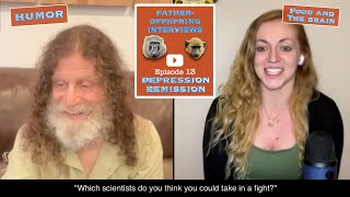 13 Food and the brain humor depression remission  Robert Sapolsky FatherOffspring Interviews [upl. by Allie]