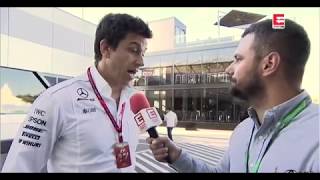 AMG Mercedes Boss Toto Wolff about Kubica return to F1 PL Polish [upl. by Eitsyrk942]