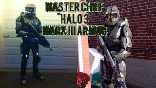 Halo 3 Master Chief Armor  Homemade pepakura [upl. by Eednam]