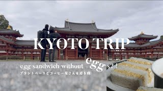 【京都TRIP】卵が入っていない卵サンド？！プラントベースとコーヒー屋さんを巡る旅egg sandwich without eggs  around plantbased amp coffee [upl. by Atel]