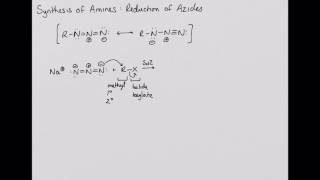 Synthesis of Amines Reduction of Azides [upl. by Theron]