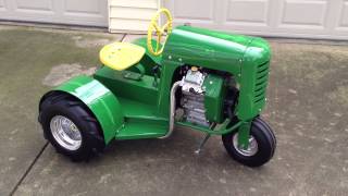 Custom Hot Rod Bantam Antique Garden Tractor [upl. by Marley703]