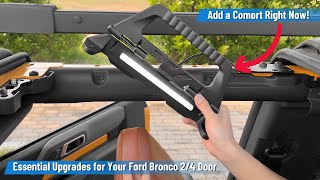 Essential Upgrades for Your Ford Bronco 24 Door – Add a Comort Right Now [upl. by Sugna949]