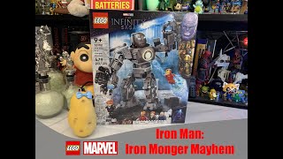 Marvel LEGO Iron Man Iron Monger Mayhem Kit 76190 [upl. by Buote470]