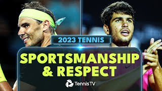 Sportsmanship amp Respect Tennis Moments in 2023 🤝 [upl. by Emiatej]