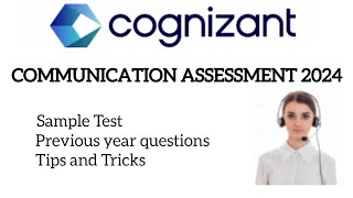 Cognizant Communication Assessment 2024  How to prepare  Sample Test [upl. by Neerual240]