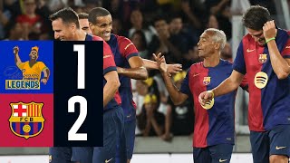 HIGHLIGHTS  PELÉ PEQUENO PRINCIPE LEGENDS 1 vs 2 BARÇA LEGENDS 🔵🔴 [upl. by Zilada]