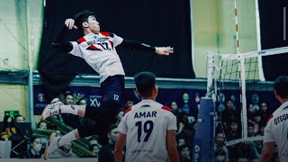 Mongolian Volleyball National Premier League 2022 B Bayrsaikhan Highlight [upl. by Ailaro]