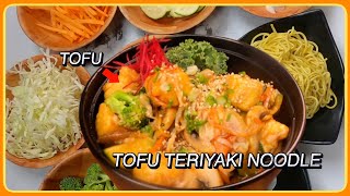 Tofu Teriyaki Noodles at Home🍲 Kids Friendly 👍👍 [upl. by Mendez]