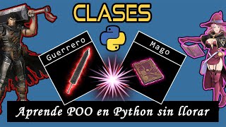 CLASES en PYTHON TODOS los pilares de POO aplicados a un EJEMPLO COMPLETO desde CERO [upl. by Draillih]