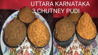 3 Tips Chutney Pudi  Shenga ChutneyGurellu Chutney Agasi Chutney Pudi Uttar Karnataka Recipe [upl. by Elana]