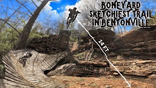 Boneyard The scariest trail in Bentonville [upl. by Nodyl]