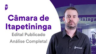 Câmara de Itapetininga Edital Publicado  Análise Completa [upl. by Akeenat14]