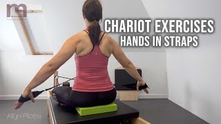 Chariot Exercises  Hands In Straps Pilates Reformer [upl. by Sarnoff]