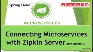 Step 29 6  Connecting Micro Services with Zipkin via Rabbit MQ server [upl. by Vasiliki118]