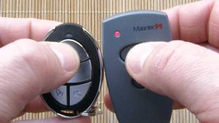 Marantec 8683MHz remote cloning procedure [upl. by Ilrahc]