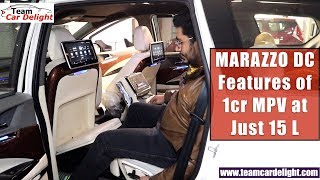 Mahindra Marazzo DC Modification  Features of 1 Cr MPV in 15 L OnRoad Price  Team Car Delight [upl. by Nowed78]