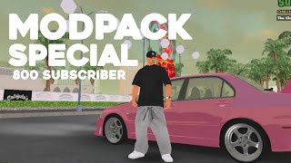 MODPACK GTA SAMP ANDROID STYLE PC RINGAN ANTI FC SPECIAL 800SUBS [upl. by Evelunn]