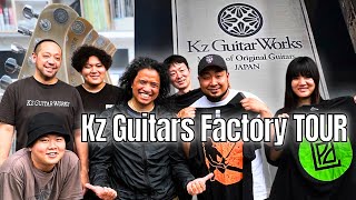 BOUTIQUE Japanese Guitar Factory Visit  Kz Guitar Works [upl. by Ykcor]