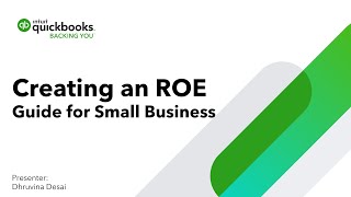 Creating an ROE for Small Business  QuickBooks Online [upl. by Otirecul292]