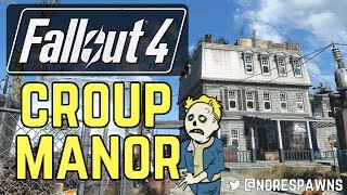 Fallout 4  Croup Manor Detailed Tour [upl. by Eibrik]