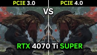 PCIe 30 vs PCIe 40  RTX 4070 Ti Super 16GB  Test In 12 Games  2024 [upl. by Anegue222]