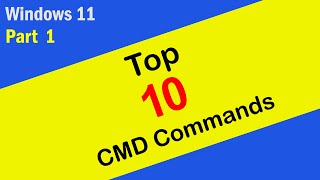 Top 10 CMD Commands use in windows 11 operating system  by dev  ck [upl. by Aikcir]