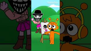 Incredibox Sprunki Help Pinki redraw her body parts sprunki animation trend [upl. by Burch]