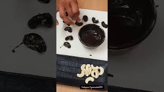 Cashew Nut Chocolate  Dryfruit Chocolate  Home made Chocolates shorts [upl. by Nimra736]