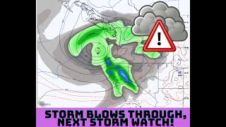 Pacific NW Storm Moving Through Watching Next Storm [upl. by Ydnih]