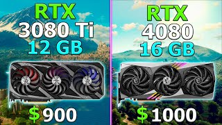 RTX 3080 Ti vs RTX 4080  Test in 9 Games [upl. by Misab]