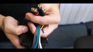 How to Hook Up Amplifier to Car Stereo  Car Audio [upl. by Karlyn42]