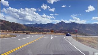 Driving from University of Utah campus to Park City UT through Emigration Canyon [upl. by Iad]