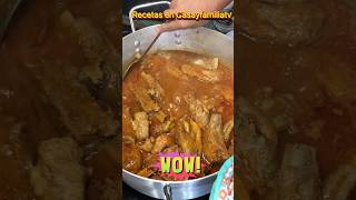 Costillas de PUERCO en SALSA La RECETA FÁCIL y DELICIOSA en menos de 1 MINUTO [upl. by Lesly]