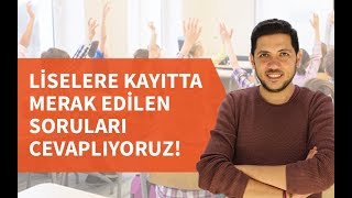 Liselere Kayıt İşlemleri ve Adrese Dayalı Lise Kayıt Sistemi Nasıl Olacak [upl. by Nevada]