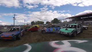 David Kettlewood Roof Rear 4 Cylinder Demolition Derby Afternoon Heat 1 Schaghticoke Fair 9224 [upl. by Silvester]