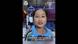 New robots amaze kids fyp robot China [upl. by Swee72]