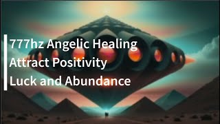 777hz Angelic Healing Frequency Music  Attract Positivity  Quick 3 Minute Power up [upl. by Slerahc]