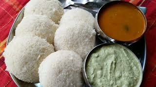 Mallige idli ಮಲ್ಲಿಗೆ ಇಡ್ಲಿ Soft and spongy idli recipe [upl. by Urata]