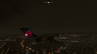 KJFK Arrival B717200 Flight Simulator 2024 10 30 00 24 21 [upl. by Aitercal425]