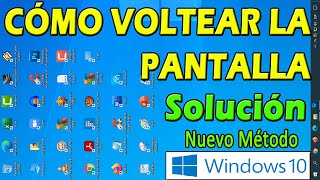 COMO GIRAR LA PANTALLA DE LA PC WINDOWS 10 💻 Voltear Pantalla 🚀Nuevo Método [upl. by Sheldon865]