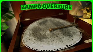 Regina 15 12quot Music Box  Zampa Overture Herold [upl. by Aihcropal]