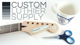 How To Apply Waterslide Guitar Headstock Decals [upl. by Noicpecnoc]