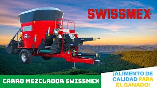 CARRO MEZCLADOR SWISSMEX  ¡ALIMENTO DE CALIDAD PARA EL GANADO🔴🐮 [upl. by Nevyar]