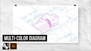 Colorful Axo Diagram with Rhino  Illustrator [upl. by Warp]