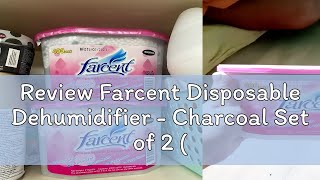 Review Farcent Disposable Dehumidifier  Charcoal Set of 2 500ml each [upl. by Horne]