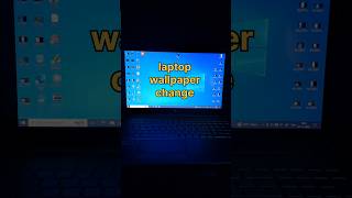 Laptop me wallpaper change kaise kare  how to change wallpaper on windows 10 [upl. by Ahsirek]