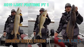 Late Fall Rigging Mille Lacs  2019 Footage [upl. by Adhern]